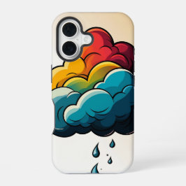 Whimsical Anime Cloud Phone Case iPhone 16 Hülle