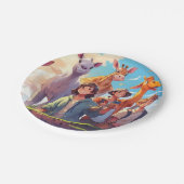 Whimsical Animes Paper Teller für Kinder (Schrägansicht)