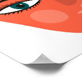 Whimsical Apple Art Poster (Ecke)