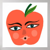 Whimsical Apple Art Poster (Vorne)
