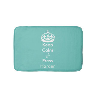 Whimsical Aqua Behielt Calm Toilettenmatte Badematte