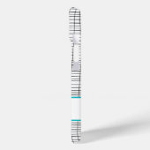 Whimsical Aqua Blue Personalisiert Panda Case-Mate iPhone Hülle (Rückseite / Links)