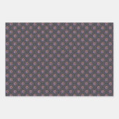 Whimsical Aries Astrologie Mandala Art Deco Fans Geschenkpapier Set (Vorderseite 3)