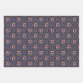 Whimsical Aries Astrologie Mandala Geometric Tile Geschenkpapier Set (Vorderseite 3)