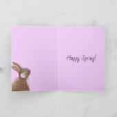 Whimsical Art Bunny 3 Karte (Innenseite)