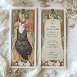 Whimsical Art Deco Duck Wedding Menu Card Einladung<br><div class="desc">Fügen Sie Ihrer Hochzeit eine Touch von Weisheit und Vintager Eleganz mit dieser einzigartigen Art-Déco-inspirierten Menükarte hinzu, die eine charmante Illustration einer raffinierten Ente in klassischem Gewand enthält. Das Design verbindet fett-grüne und goldene Farbtöne mit sanften Blumenakzenten und schafft so eine unvergessliche und spielerische Ästhetik. Die Vorderseite zeigt ein elegant...</div>
