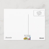 Whimsical Art Gifts "Summer Hütten" von g. Gabel Postkarte (Rückseite)