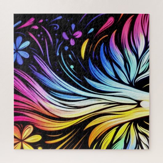 Whimsical Art on a 20x20" 652 piece Puzzle (Vertikal)
