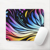 Whimsical Art on a Thick Cushioned Mousepad (Mit Mouse)