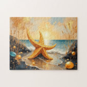 whimsical art starfish painting puzzle (Horizontal)
