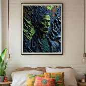 Whimsical Artistic 3D Impressive Malerei Einzigart Poster