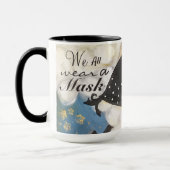 Whimsical Artistic Marie Antoinette Queen Blue Fun Tasse (Links)