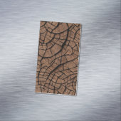 Whimsical Atemberaubende Holztextur Graphic Magnetische Visitenkarte (Beispiel)