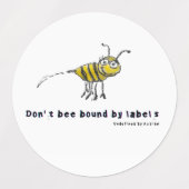 Whimsical Aufkleber Pack: Blue Grasshopper, Sei ni (Design 2)