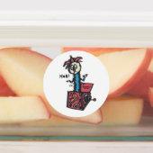 Whimsical Aufkleber Pack: Blue Grasshopper, Sei ni (Befestigt)