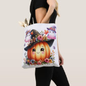 Whimsical Autumn Pumpkin Hexendesign Tasche (Von Nahem)