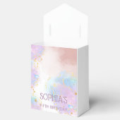 Whimsical axolotl kids birthday geschenkschachtel (Geöffnet)