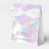 Whimsical axolotl kids birthday geschenkschachtel (Vorderseite)