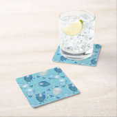 Whimsical Baby Blue Party Untersetzer (Vor Ort)