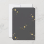 Whimsical Baby Clothes Gender Neutral Baby Dusche Dankeskarte (Rückseite)