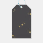 Whimsical Baby Clothes Gender Neutral Baby Dusche Geschenkanhänger (Rückseite)