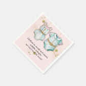 Whimsical Baby Clothes Gender Neutral Baby Dusche Serviette (Ecke)