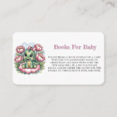 Whimsical Baby Dusche Dino Deluxe Bücher für Baby Begleitkarte (Vorderseite)