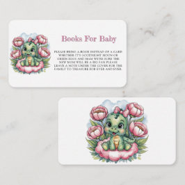 Whimsical Baby Dusche Dino Deluxe Bücher für Baby Begleitkarte