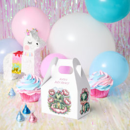 Whimsical Baby Dusche Dino Deluxe Geschenkschachtel