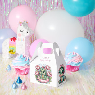 Whimsical Baby Dusche Dino Deluxe Geschenkschachtel