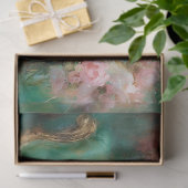 Whimsical Baby Giraffe Tutu Mint Couch Decoupage Seidenpapier (Geschenk)