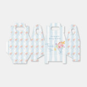 Whimsical Baby in Bloom Blue Bouquet Geschenkschachtel (Ungefaltet)