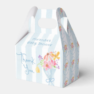 Whimsical Baby in Bloom Blue Bouquet Geschenkschachtel