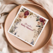 Whimsical Baby in Bloom Wildblume Serviette