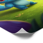 Whimsical Baby Monsters Poster (Ecke)