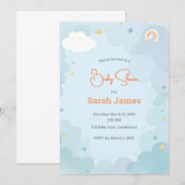 Whimsical Baby Shower Einladung (Vorne/Hinten)