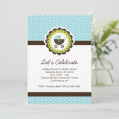 Whimsical Baby Shower Einladung (Stehend Vorderseite)