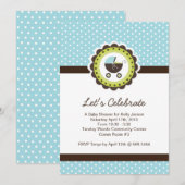 Whimsical Baby Shower Einladung (Vorne/Hinten)