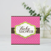 Whimsical Baby Shower Einladung (Stehend Vorderseite)