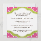 Whimsical Baby Shower Einladung (Rückseite)