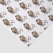 Whimsical Bactrian Camel Monogram Seidenpapier (Ausschnitt)