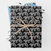 Whimsical Badminton Shuttlespezialitäten Geburtsta Geschenkpapier Set (Beispiel)