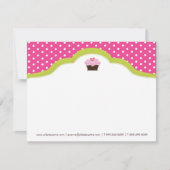 Whimsical Bakery | Cupcake Notecards Mitteilungskarte (Vorderseite)