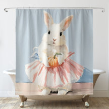Whimsical Ballerina Bunny Fall Herbst