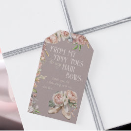 Whimsical Ballerina Tanz Geburtstag Geschenkanhänger