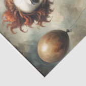 Whimsical Balloon Boy Decoupage Seidenpapier (Detail)