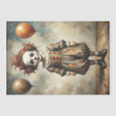 Whimsical Balloon Boy Decoupage Seidenpapier (Vorderseite)