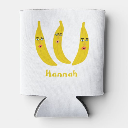 Whimsical Banana Trio CUSTOMIZE IT Dosenkühler (Vorderseite)