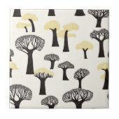 Whimsical Baobab Tree Muster Fliese (Vorderseite)