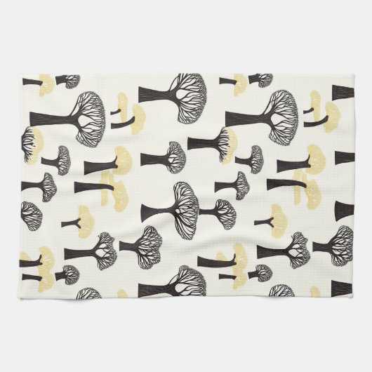 Whimsical Baobab Tree Muster Geschirrtuch (Horizontal)